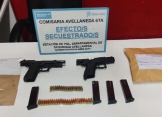 Avellaneda: allanamientos y dos personas involucradas en hechos de violencia de género y tenencia ilegal de armas
