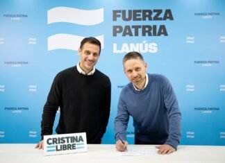 Decuzzi encabeza la lista de concejales de Fuerza Patria en Lanús