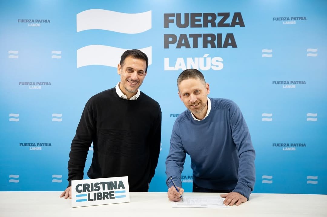 Decuzzi encabeza la lista de concejales de Fuerza Patria en Lanús