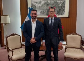 Balladares en la Embajada China: impulso productivo para Lanús y el conurbano