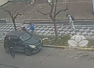 Con el apoyo del COM, la Policía detuvo a dos hombres por el robo de un auto en Monte Grande