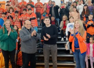 Más obras de infraestructura en espacios de Berazategui: se inauguraron nuevos vestuarios y tribunas en el Complejo Deportivo Municipal Ducilo