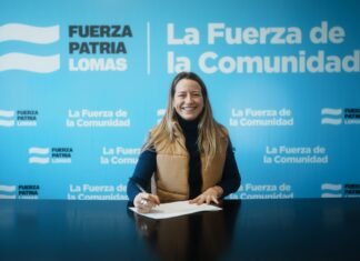 Federico Otermín impulsó a Sol Tischik para encabezar la lista de concejales de Fuerza Patria en Lomas de Zamora