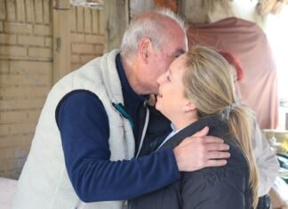 Magui Gray recorrió el merendero Rodolfo Casanova en 9 de Abril