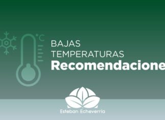 Ante bajas temperaturas, el Municipio Echeverría recomienda medidas de prevención para la comunidad