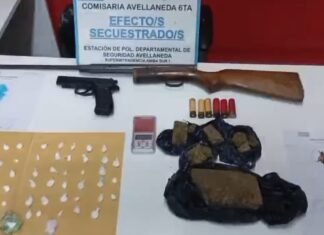 Detenido en Gerli por comercialización de drogas: cayó mientras huía en moto