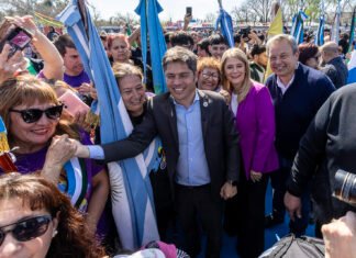 Kicillof, Cascallares y Paula Eichel recorrieron el nuevo parque público de la Quinta Roca