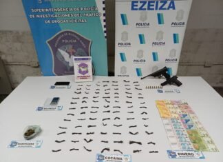 Monte Grande Sur: detienen a una mujer por tenencia y comercialización de estupefacientes