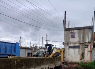 Echeverría: el Municipio realiza tareas de limpieza y saneamiento ante las intensas lluvias
