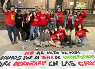 Estudiantes de Humanidades y Artes de la UNLa se movilizan contra el veto de Milei: “El movimiento estudiantil tiene la fuerza para tirar abajo todo el plan”