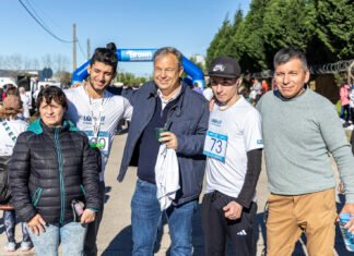 Cascallares acompañó a los más de 500 vecinos que participaron de la 1° Maratón del Parque Industrial