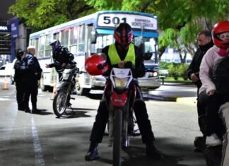 Monte Grande: operativo de seguridad y control vehicular en la Plaza Mitre