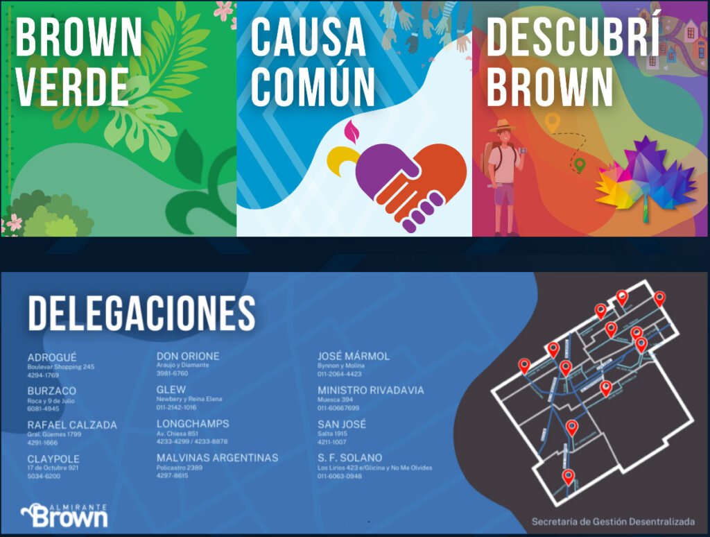 El Municipio de Almirante Brown lanzó un nuevo sitio web más accesible ...