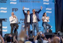 En Almirante Brown, Kicillof, Taiana, Cascallares y Jimena López llamaron a votar por Fuerza Patria
