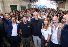 El intendente Ferraresi y el gobernador Kicillof encabezaron actos en Avellaneda