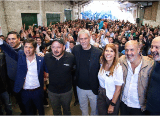 El intendente Ferraresi y el gobernador Kicillof encabezaron actos en Avellaneda