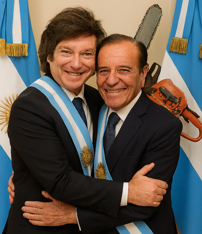 Javier Milei and Car