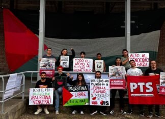 Estudiantes de la UNLa repudiaron el genocidio en Gaza