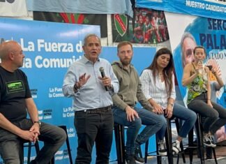Sergio Palazzo y Federico Otermín encabezaron un multitudinario acto en Lomas de Zamora