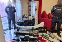 Monte Grande, Ezeiza y Cañuelas: cae la banda familiar que vendía autopartes ilegales