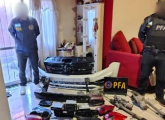 Monte Grande, Ezeiza y Cañuelas: cae la banda familiar que vendía autopartes ilegales