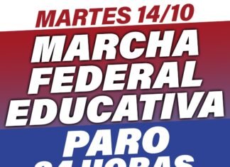 Paro nacional docente y marcha federal educativa: CTERA moviliza contra el ajuste