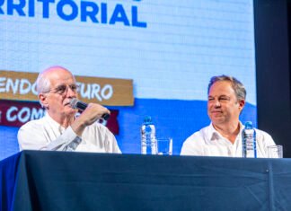 Cascallares, Taiana y Arroyo encabezaron el 2° Congreso de Desarrollo Territorial de Almirante Brown