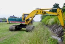 El Municipio avanza con las obras de limpieza en Canning