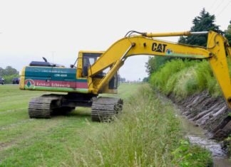 El Municipio avanza con las obras de limpieza en Canning
