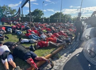 Megaoperativo en Avellaneda: 212 detenidos de la facción “Los Diablos Rojos” por intimidación pública