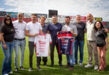 Balladares y Cardozo visitaron el Club Talleres para impulsar el deporte de inclusión en Lanús