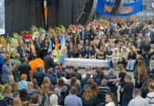 Multitudinario adiós al intendente Juan José Mussi en Berazategui