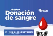 Brown late solidario: una jornada para donar vida