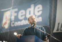 Otermín celebró el Día de la Militancia en Lomas con un mensaje de Cristina