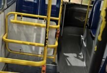 Locura en Quilmes: Colgado del estribo, trompadas y una fuga cinematográfica en un 580