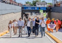 Histórico: el municipio de Almirante Brown abrió el nuevo paso bajo nivel de Rafael Calzada