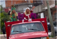 La Navidad de las Xipolitakis: Stefy y Victoria en Lomas de Zamora protagonizaron una masiva donación de juguetes