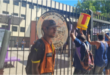 Protesta de trapitos frente a la Municipalidad de Quilmes: reclaman poder trabajar
