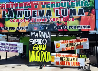 Caos, ofertas a $100 y clausura: el polémico debut de una verdulería en Glew