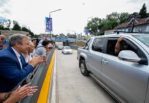El Municipio de Almirante Brown habilitó al tránsito el nuevo paso bajo nivel de Longchamps
