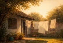 La sombra que caminaba en el patio de mi abuela