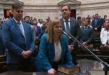 “Conmigo no”: Marita Velázquez debutó en el Congreso con un fuerte cruce con Lilia Lemoine