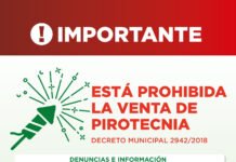 Prohibición de venta de pirotécnica en Esteban Echeverría