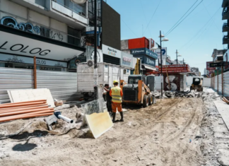 Comenzó el «lifting» de la Peatonal Laprida de Lomas