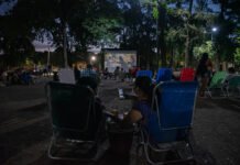 Brown: Cientos de vecinos disfrutaron de una nueva jornada de «Cine de Verano»
