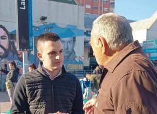 Seguridad en Lanús: Acalorada discusión entre Nacho Moroni y Nicolás Russo