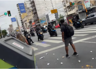 Tensión en el Puente Pueyrredón: Incidentes y un fuerte operativo de seguridad marcan la jornada de paro en la Región