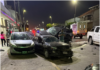 Violento choque en cadena en Quilmes Oeste: un policía cruzó en rojo y afectó a siete vehículos