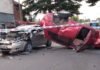 Persecución, choque y vuelco en Quilmes Oeste: Delincuentes huían tras un robo y provocaron un desastre vial