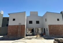Provincia y Municipio de Brown avanzan con las obras de viviendas en el barrio Don Orione
